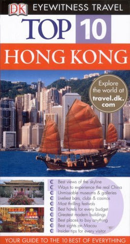 Eyewitness Top 10 Travel Guides: Hong Kong (Eyewitness Travel Top 10) - Wide World Maps & MORE! - Book - Brand: DK Travel - Wide World Maps & MORE!