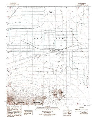 Aguila, Arizona 7.5' - Wide World Maps & MORE!