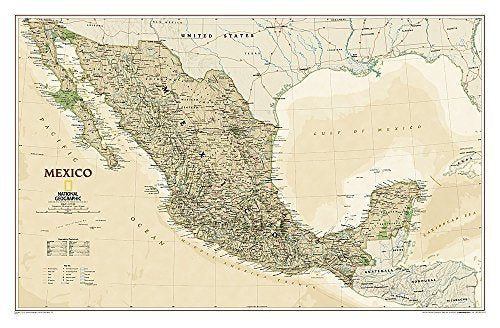 Mexico Executive [Laminated] (National Geographic Reference Map) - Wide World Maps & MORE! - Map - National Geographic Maps - Wide World Maps & MORE!