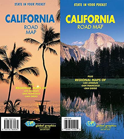 State in Your Pocket California Road Map - Wide World Maps & MORE!