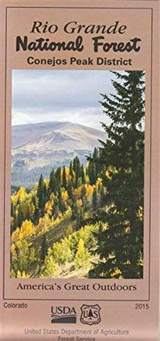 Conejos Peak District Map, Rio Grande National Forest - Wide World Maps & MORE! - Book - Wide World Maps & MORE! - Wide World Maps & MORE!