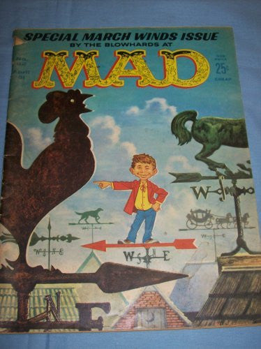 Special March Winds Issue By the Blowhards At Mad Magazine April 1961 (April 1961 Vol 1, Number 62, April 1961 Vol 1, Number 62) - Wide World Maps & MORE! - Book - Wide World Maps & MORE! - Wide World Maps & MORE!