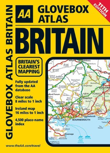 AA Glovebox Atlas Britain (AA Atlases) - Wide World Maps & MORE! - Book - Wide World Maps & MORE! - Wide World Maps & MORE!