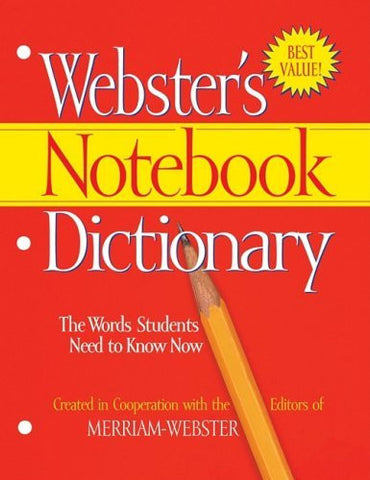 Merriam-Webster Notebook Dictionary, Three Hole Punched, Paperback, 80 Pages (MERFSP0566) - Wide World Maps & MORE! - Book - Brand: Federal Street Pr - Wide World Maps & MORE!