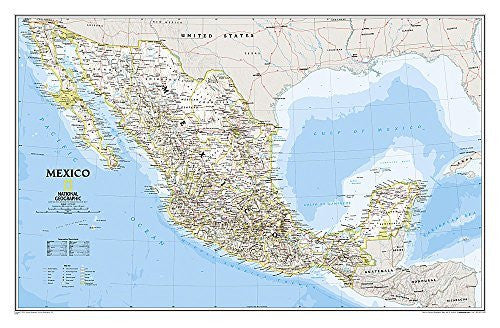 Mexico Classic [Paper/Non-Laminated] (National Geographic Reference Map) - Wide World Maps & MORE! - Map - National Geographic - Wide World Maps & MORE!
