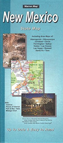 New Mexico State Map - Wide World Maps & MORE! - Map - Warren Associates - Wide World Maps & MORE!