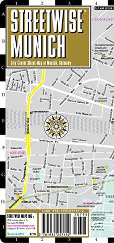 Streetwise Munich Map - Laminated City Center Street Map of Munich, Germany - Folding pocket size travel map with metro map including S-Bahn & U-Bahn - Wide World Maps & MORE! - Book - StreetWise - Wide World Maps & MORE!