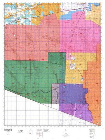 Arizona GMU 40B East Hunt Area / Game Management Unit (GMU) Map - Wide World Maps & MORE! - Map - MyTopo - Wide World Maps & MORE!