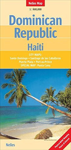 Dominican Republic/Haiti 1:600 000 Nelles Map (English, French and German Edition) - Wide World Maps & MORE! - Book - Wide World Maps & MORE! - Wide World Maps & MORE!