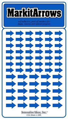 Assorted Blue Arrows - Wide World Maps & MORE! - Office Product - Innovative Ideas - Wide World Maps & MORE!