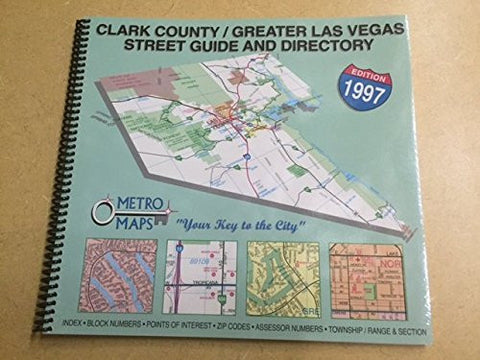 Greater Las Vegas Street Guide and Directory 1997 - Wide World Maps & MORE! - Map - Metro Maps - Wide World Maps & MORE!