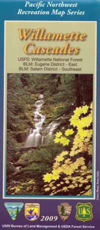 Willamette Cascades National Forest Map - Waterproof - Wide World Maps & MORE! - Sports - Unknown - Wide World Maps & MORE!