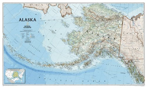 Alaska Wall Map Laminated (Reference - U.S.) - Wide World Maps & MORE! - Book - Wide World Maps & MORE! - Wide World Maps & MORE!