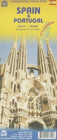 Spain & Portugal 1:900,000 Waterproof (International Travel Maps) - Wide World Maps & MORE! - Map - ITMB Publishing, Ltd. - Wide World Maps & MORE!