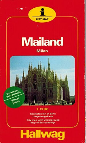 Milan with Metro City Plan: 1m-3.5" (I city map) (German Edition) - Wide World Maps & MORE! - Book - Wide World Maps & MORE! - Wide World Maps & MORE!