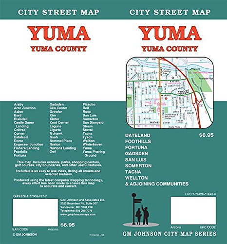 Yuma / Yuma County, Arizona Street Map - Wide World Maps & MORE!