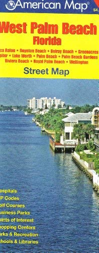 American Map West Palm Beach Florida - Wide World Maps & MORE! - Book - American Map - Wide World Maps & MORE!