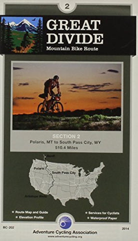 Great Divide Mountain Bike Route #2: Polaris, Montana - South Pass City, Wyoming (510 Miles) - Wide World Maps & MORE! - Book - Wide World Maps & MORE! - Wide World Maps & MORE!
