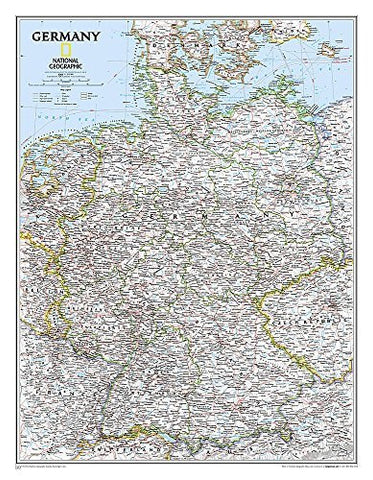 Germany Classic [Tubed] (National Geographic Reference Map) - Wide World Maps & MORE! - Book - National Geographic - Wide World Maps & MORE!