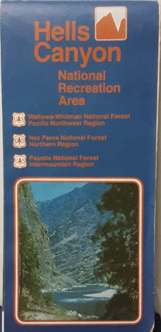 Hells Canyon National Recreation Area Map - Wide World Maps & MORE! - Book - Wide World Maps & MORE! - Wide World Maps & MORE!