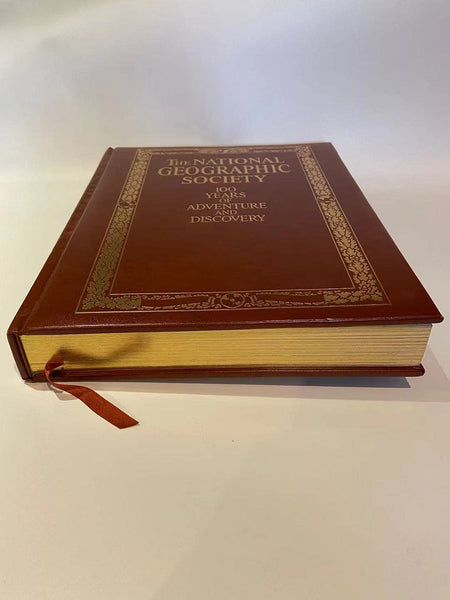 The National Geographic Society 100 Years of Adventure and Discovery [Leather Bound] C.D.B. Bryan - Wide World Maps & MORE!