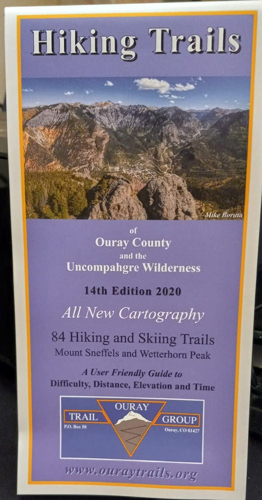 Hiking Trails of Ouray County and the Uncompahgre Wilderness - Wide World Maps & MORE!