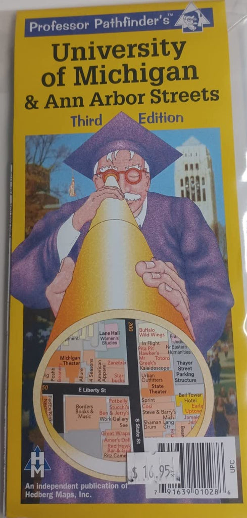 University of Michigan and Ann Harbor Streets Map - Third Edition [Map] staff - Wide World Maps & MORE!