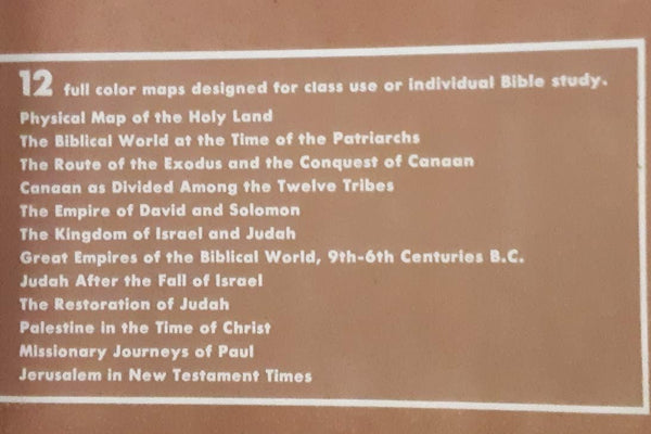 Bible Study Maps: Set of 8 - Wide World Maps & MORE! - Book - Wide World Maps & MORE! - Wide World Maps & MORE!