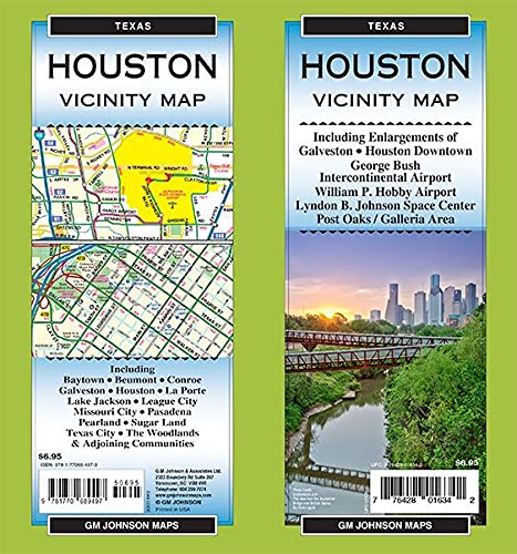 Houston & Vicinity, Texas Regional Map - Wide World Maps & MORE!