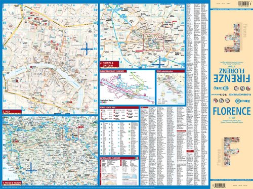 Laminated Florence Map by Borch (English Edition) - Wide World Maps & MORE! - Book - Borch - Wide World Maps & MORE!