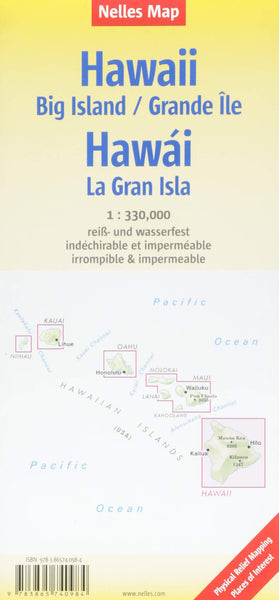 Hawaii / The Big Island 1:330K WATERPROOF (English, French and German Edition) - Wide World Maps & MORE! - Map - Nelles Map - Wide World Maps & MORE!