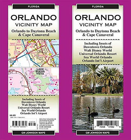 Orlando & Vicinity, Florida Regional Map - Wide World Maps & MORE!