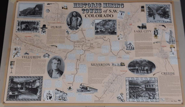 Historic Mining Towns of the Colorado San Juan Mountains - Wide World Maps & MORE! - Book - Wide World Maps & MORE! - Wide World Maps & MORE!