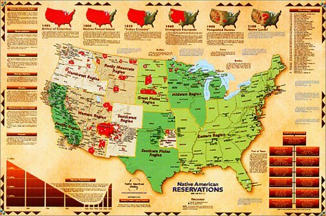 Native American Reservations Map - Wide World Maps & MORE! - Book - Russel Publications - Wide World Maps & MORE!