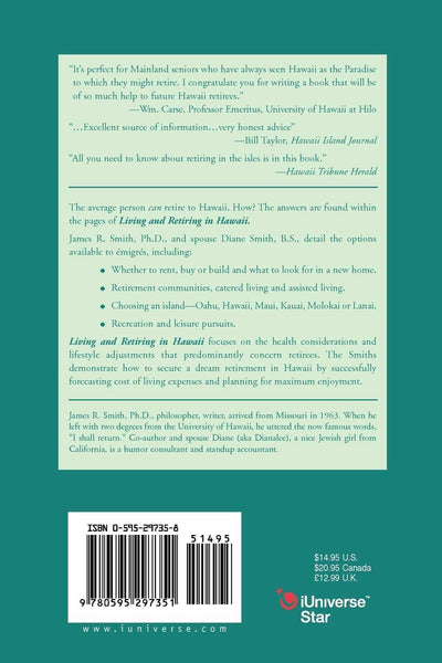 Living and Retiring in Hawaii: The 50th State in the 21st Century - Wide World Maps & MORE! - Book - Brand: iUniverse - Wide World Maps & MORE!