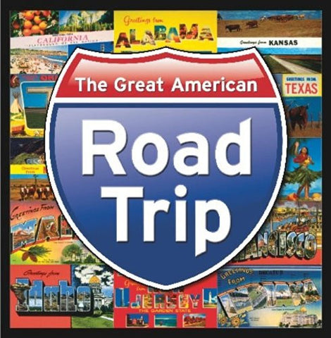 The Great American Road Trip (Book Brick) - Wide World Maps & MORE! - Book - Brand: Publications International - Wide World Maps & MORE!