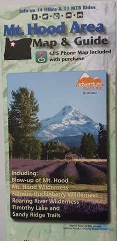 Mt Hood Area and Guide + GPS phone map - Wide World Maps & MORE! - Book - Wide World Maps & MORE! - Wide World Maps & MORE!