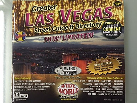 Greater Las Vegas Street Guide and Directory (2009-10 Edition) - Wide World Maps & MORE! - Map - Metro Maps - Wide World Maps & MORE!