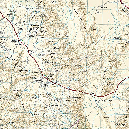 Baja North: Baja California [Mexico] (National Geographic Adventure Map, 3103) - Wide World Maps & MORE!