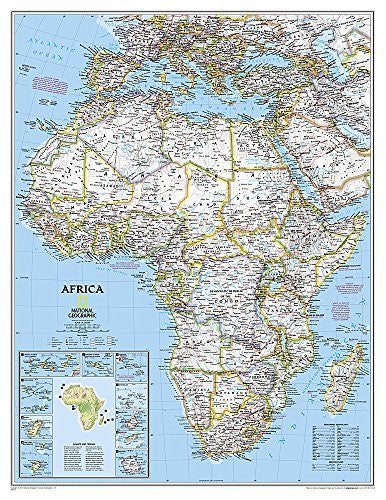 Africa Classic [Enlarged and Tubed] (National Geographic Reference Map) 36x46 - Wide World Maps & MORE! - Book - Wide World Maps & MORE! - Wide World Maps & MORE!