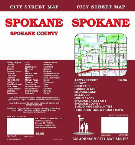 Spokane, WA - Wide World Maps & MORE! - Book - Wide World Maps & MORE! - Wide World Maps & MORE!
