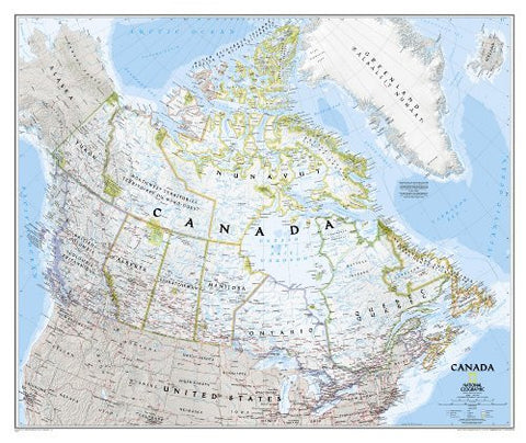 Canada Wall Map (tubed) (Reference - Countries & Regions) - Wide World Maps & MORE! - Book - National Geographic - Wide World Maps & MORE!