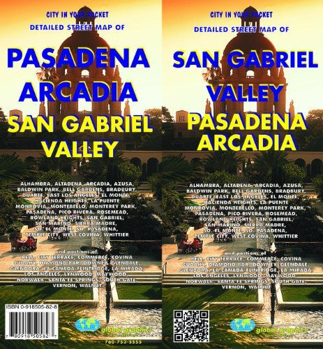 San Gabriel Valley / Pasadena, CA Street Map - Wide World Maps & MORE! - Book - Wide World Maps & MORE! - Wide World Maps & MORE!