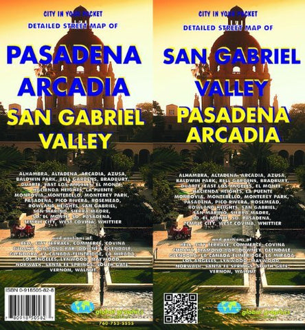 San Gabriel Valley / Pasadena, CA Street Map - Wide World Maps & MORE! - Book - Wide World Maps & MORE! - Wide World Maps & MORE!