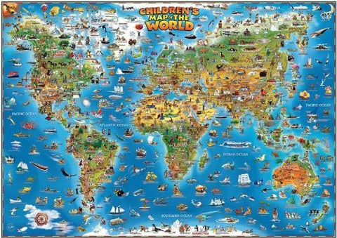 Dino's Illustrated World and USA Map Set - Wide World Maps & MORE! - Toy - Dino's Illustrated Maps - Wide World Maps & MORE!