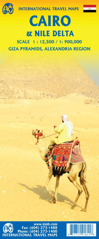 Cairo/Nile Delta Travel Map 1:12.5K/900K - Wide World Maps & MORE!