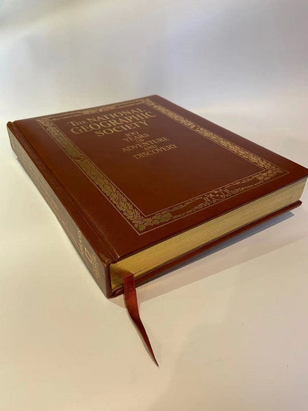 The National Geographic Society 100 Years of Adventure and Discovery [Leather Bound] C.D.B. Bryan - Wide World Maps & MORE!
