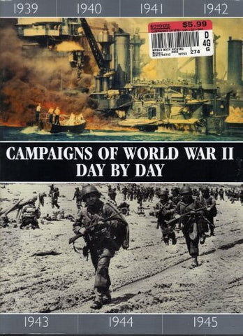 Campaigns of World War II Day by Day - Wide World Maps & MORE! - Book - Historical Books Amber Books - Wide World Maps & MORE!