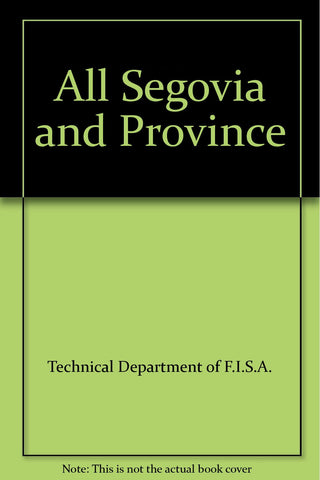 All Segovia and Province - Wide World Maps & MORE! - Book - Wide World Maps & MORE! - Wide World Maps & MORE!