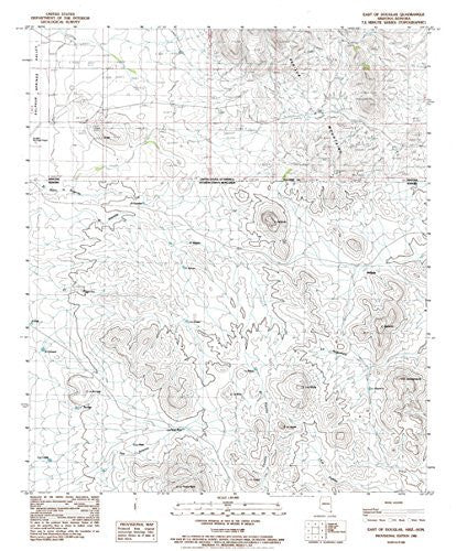 East of Douglas, Arizona-Sonora 7.5' - Wide World Maps & MORE!